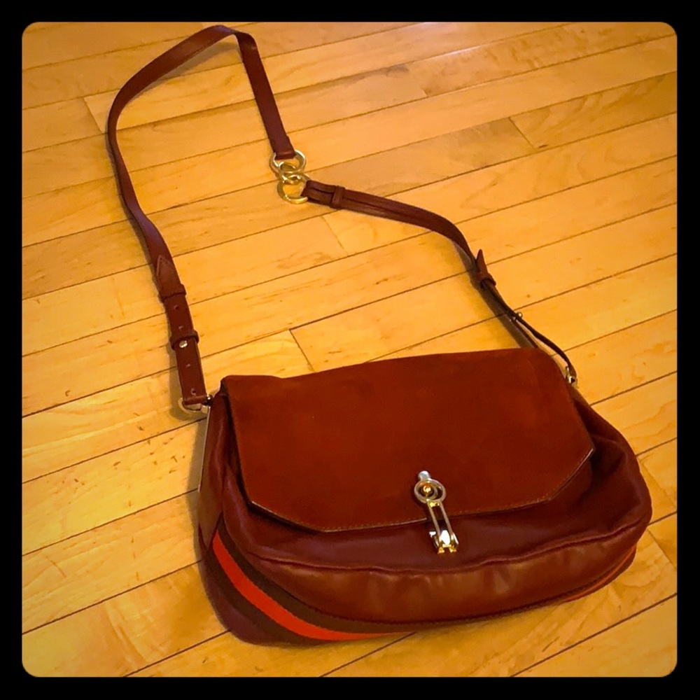 Zara purse with suede detail